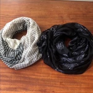Two Infinity Scarves
